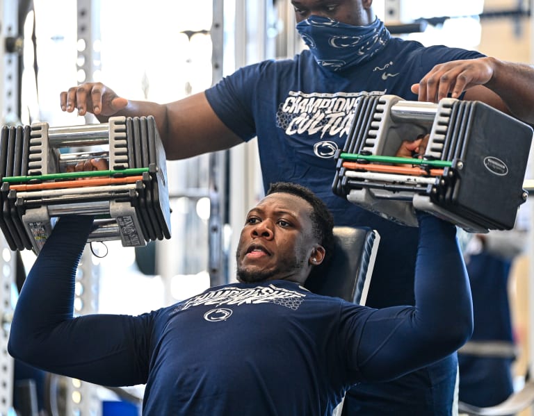 Penn State football winter workout photo gallery