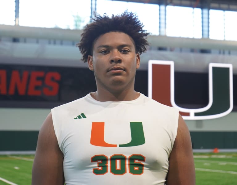 Miami offers rising 2026 OL Jared Smith at Prospect Camp - CanesCounty ...