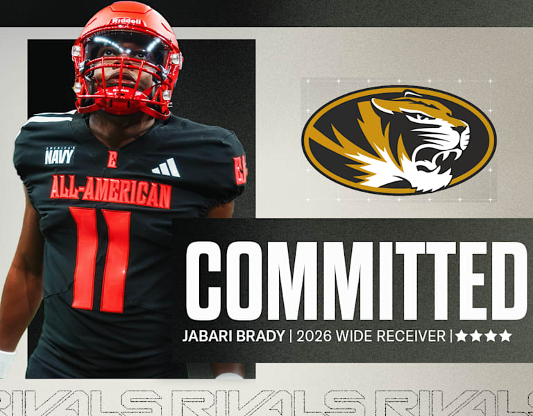 2026 four-star WR Jabari Brady commits to Mizzou