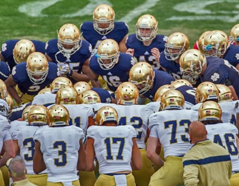 Notre Dame Fighting Irish Football Spring Drills Countdown 10 To 1