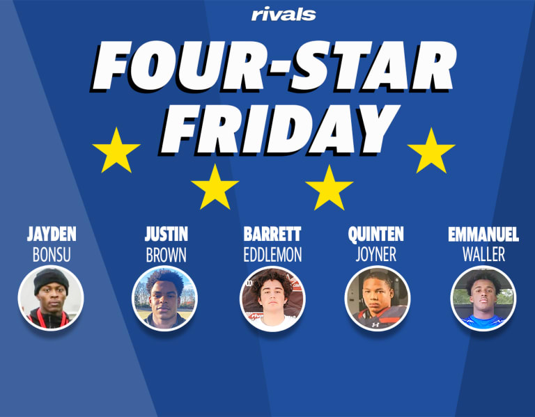 Four-Star Friday: Class of 2023 adds five new four-stars