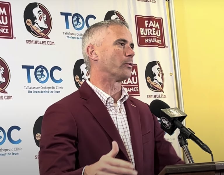 Quote book, video Mike Norvell on FSU's 2024 signing class TheOsceola