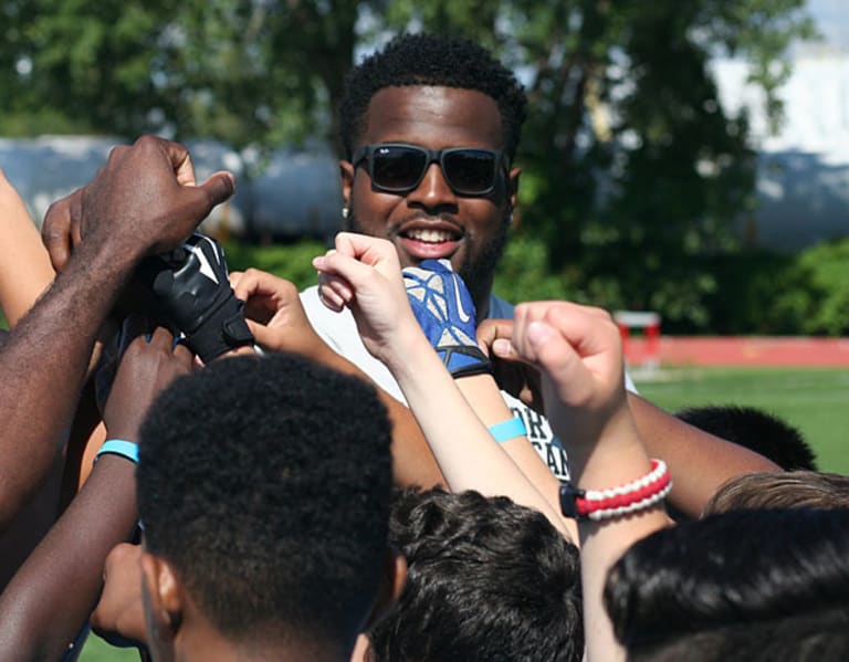 Kawann Short-Youth Football Camp - Foundations of East Chicago