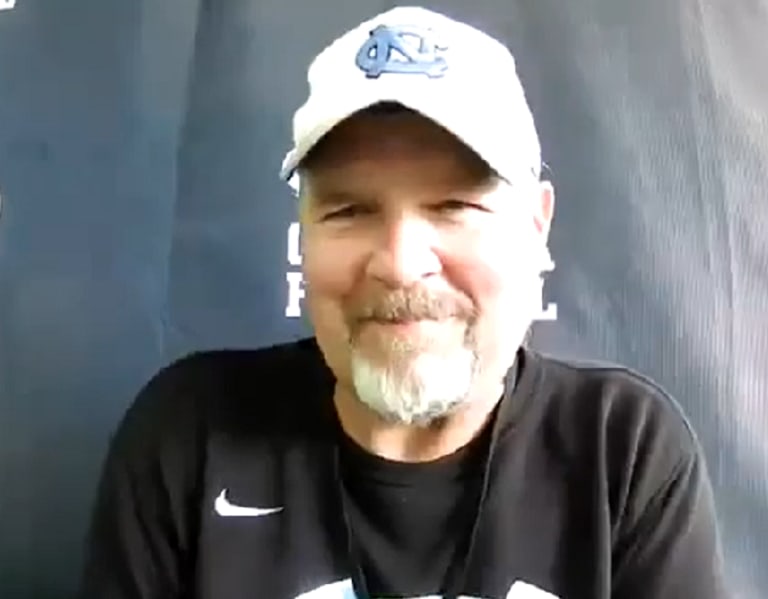 Coach Stacy Searels On UNC's Offensive Line, Depth, Pass Protection & More