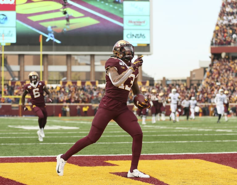 Gophers' Rashod Bateman impresses, but it's not enough vs. Michigan