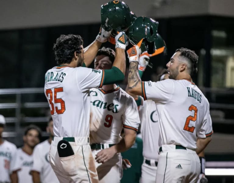 University of Miami baseball players talk about sweep of North Carolina 