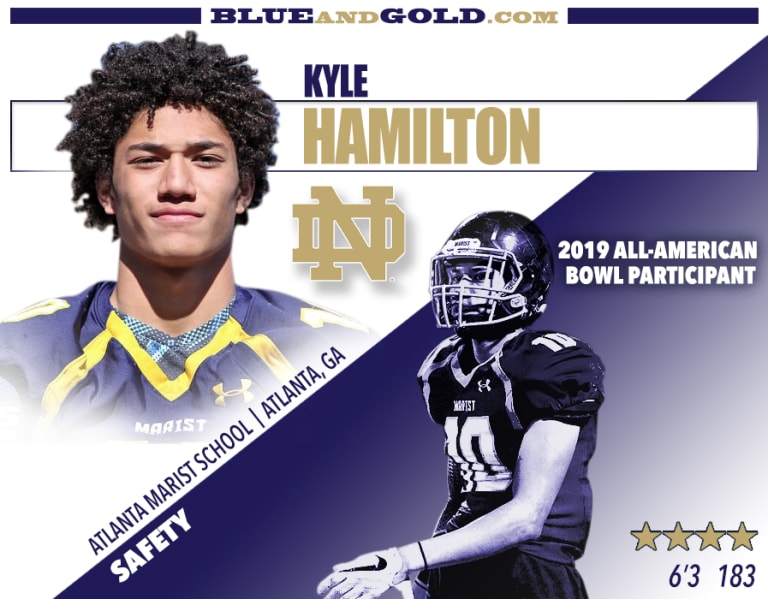 InsideNDSports SIGNED S Kyle Hamilton