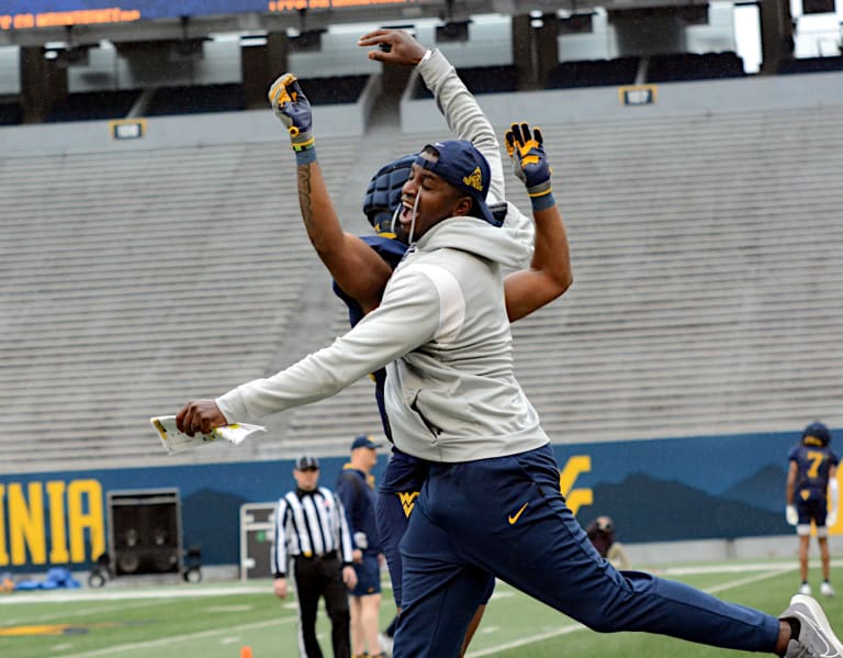 WVSports – West Virginia WR Coach Marshall in a new but familiar role
