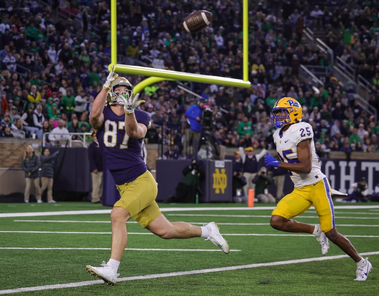 Te Cooper Flanagan Doing The Little Things For Notre Dame And Thinking Big Insidendsports 0566