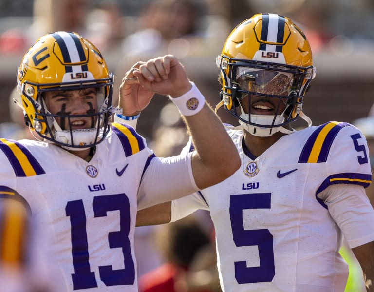 LSU's 2024 Quarterback Room Depth, Talent, and High Expectations BVM