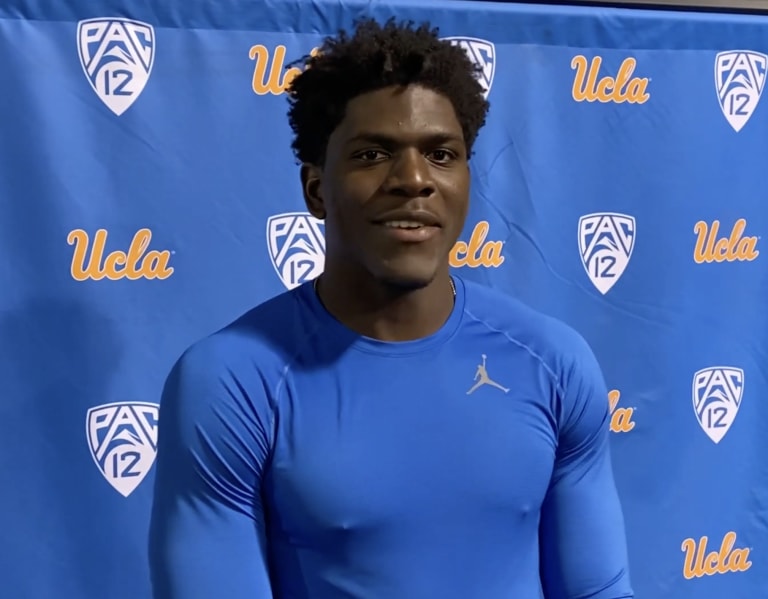 WATCH: UCLA TE Michael Ezeike recaps his big performance against USC ...