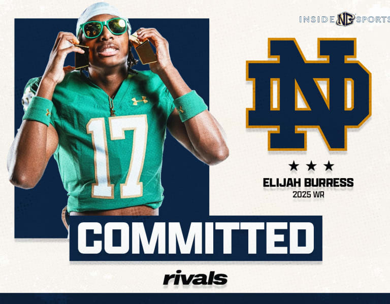 Notre Dame's 2025 class keeps adding with threestar WR Elijah Burress