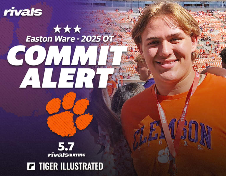 Commitment Breakdown Clemson Lands A Commitment From 2025 OL Easton