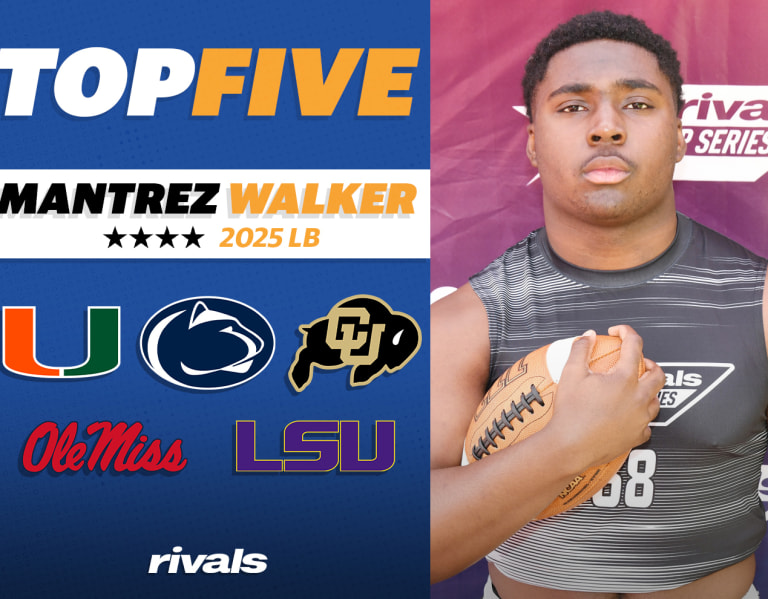 Four-star LB Mantrez Walker down to five - Rivals: Football ...