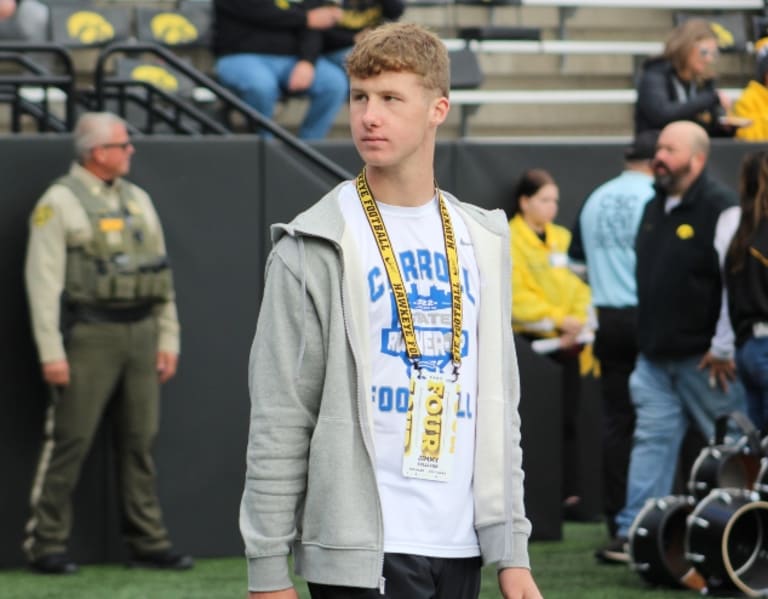 2025 Indiana QB Talks Iowa Offer, Relationship with Jon Budmayr BVM