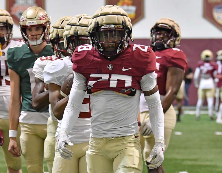 Photos from Florida State's first spring football practice in full pads
