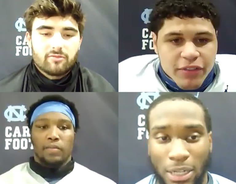 UNC Football Players Sunday Pre-Notre Dame Interviews