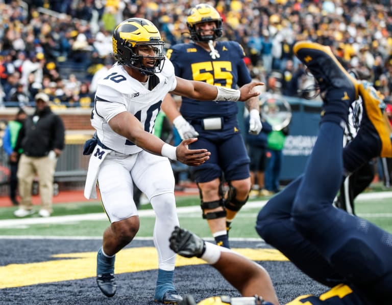 Michigan QB Alex Orji Discusses Transfer Portal Additions At Wide ...