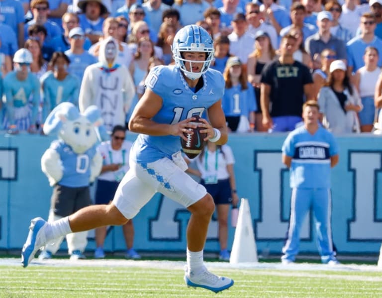 North Carolina UNC Tar Heels football third downs offense Drake Maye