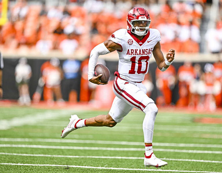 Scouting Arkansas QB Taylen Green - BleedTechBlue: Louisiana Tech ...