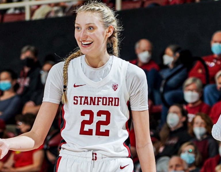 Stanford Women's Basketball Recap Cameron Brink and Jana Van