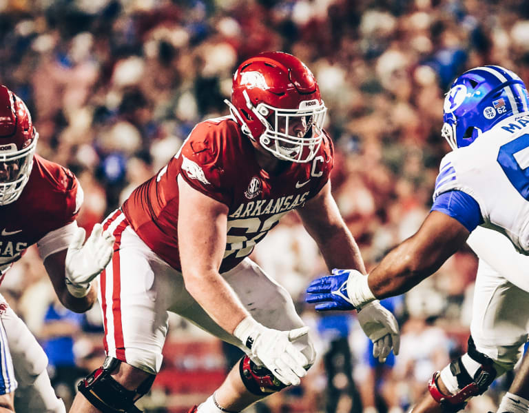 Arkansas Razorbacks Pro Football Focus grades vs. BYU 2023 Offense