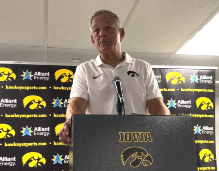 WATCH Kirk Ferentz Talks Iowa Loss to Ohio State Hawkeye Beacon