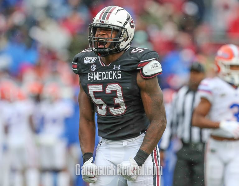 Deebo Samuel University of South Carolina Red Jersey Running