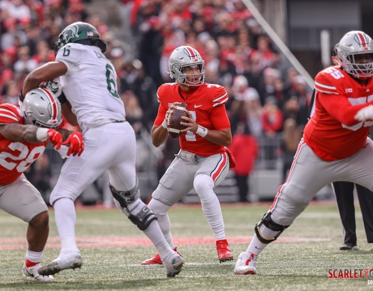 Which team will Ohio State's Justin Fields face when he debuts as