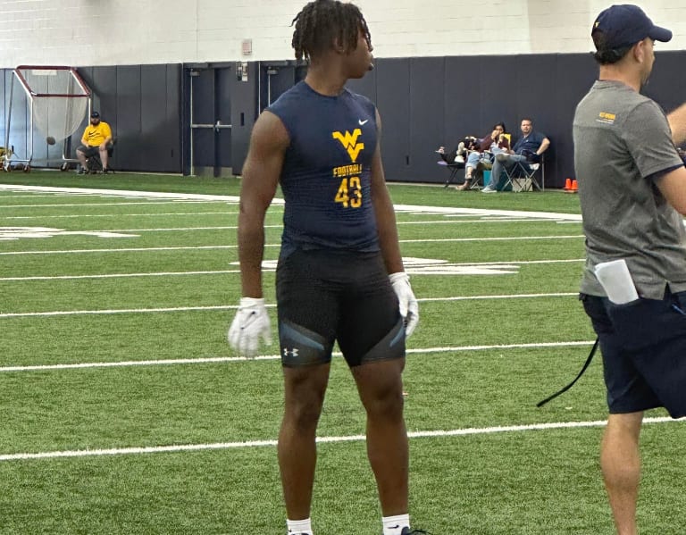 WVSports  –  2026 LB Moore enjoys West Virginia camp stop