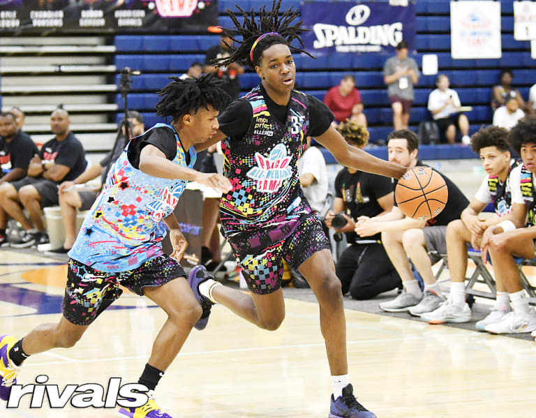 Checking in on 2025 guard Jasper Johnson at Nike EYBL Mizzou Today