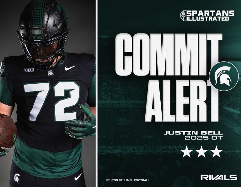 In-state 2025 Offensive Tackle Justin Bell Commits to Michigan State ...