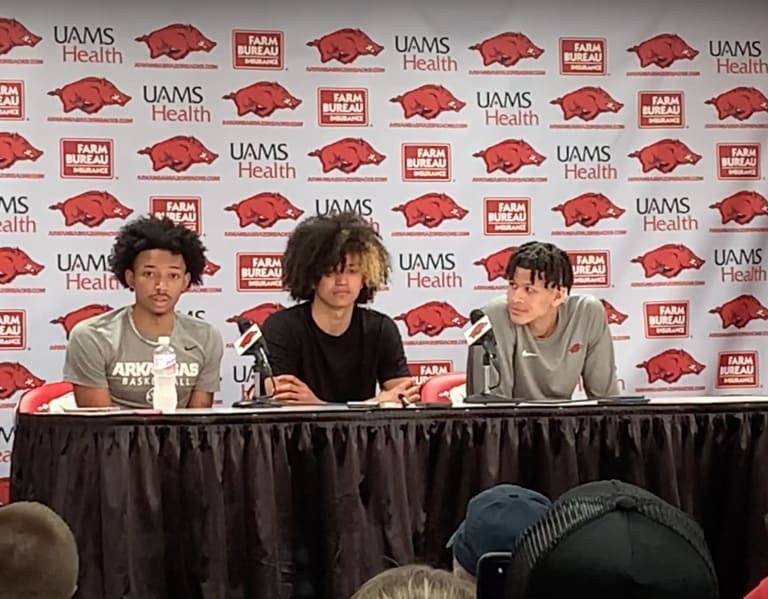 Arkansas Razorback basketball talk about expectations from