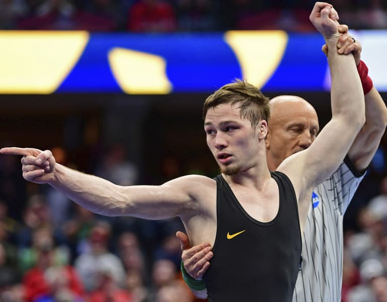 Spencer Lee wins NCAA title Go Iowa Awesome