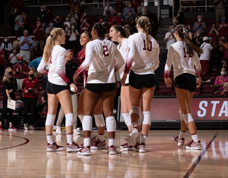 Stanford Women's Volleyball Stanford WVB ranked 14 in 2022 AVCA