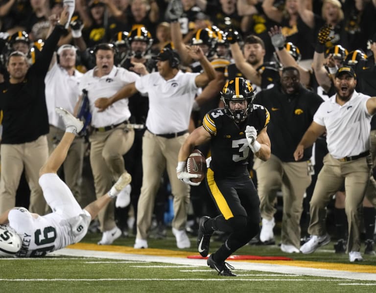 Cooper DeJean to Miss 2024 NFL Combine Hawkeye Beacon Iowa Hawkeyes