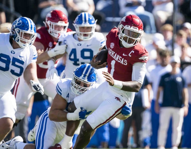 Arkansas Razorbacks Football Official Depth Chart For BYU Game