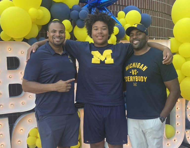2025 OL Michael Carroll talks camp experience, offer from Michigan