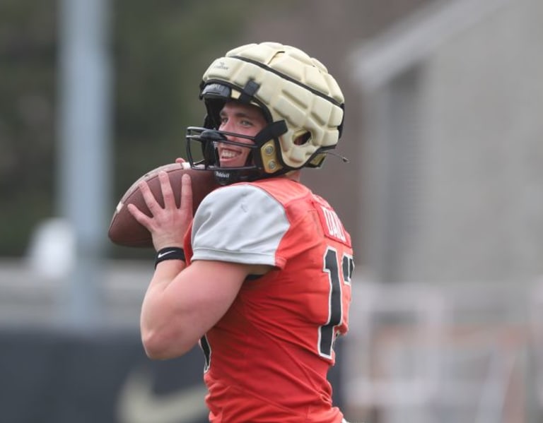 PostPractice Video OneonOne GBK’s Joe Iacono & Army QB, Bryson