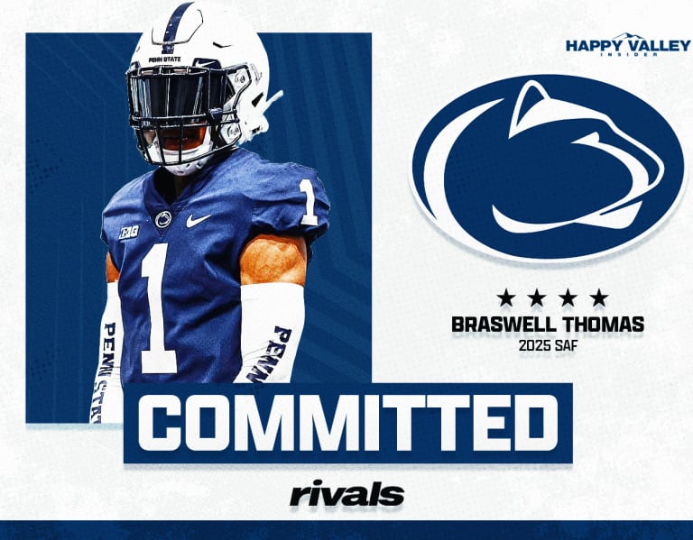 Fourstar Athlete Braswell Thomas Commits to Penn State in 2025 Player