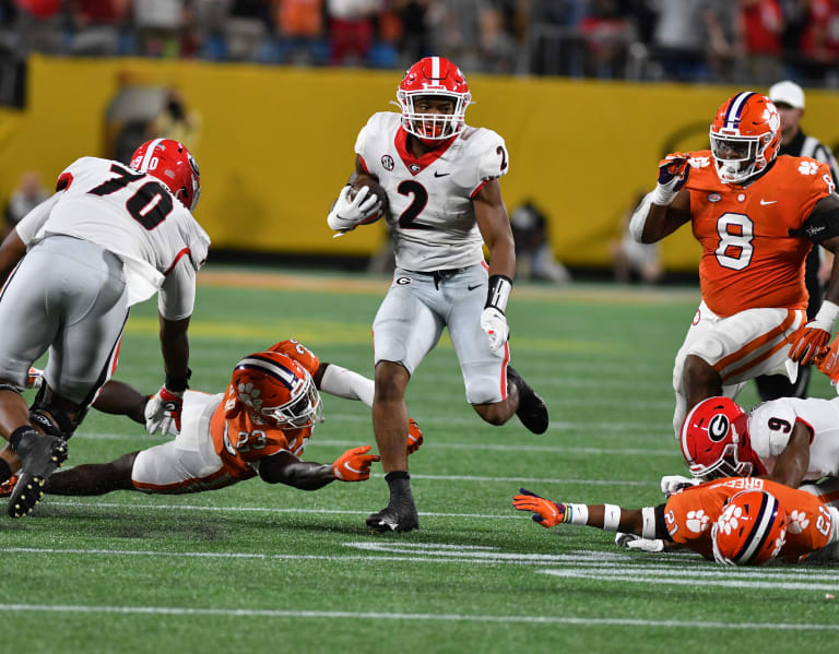 Jaheim Singletary, Kendall Milton and Other Georgia Players