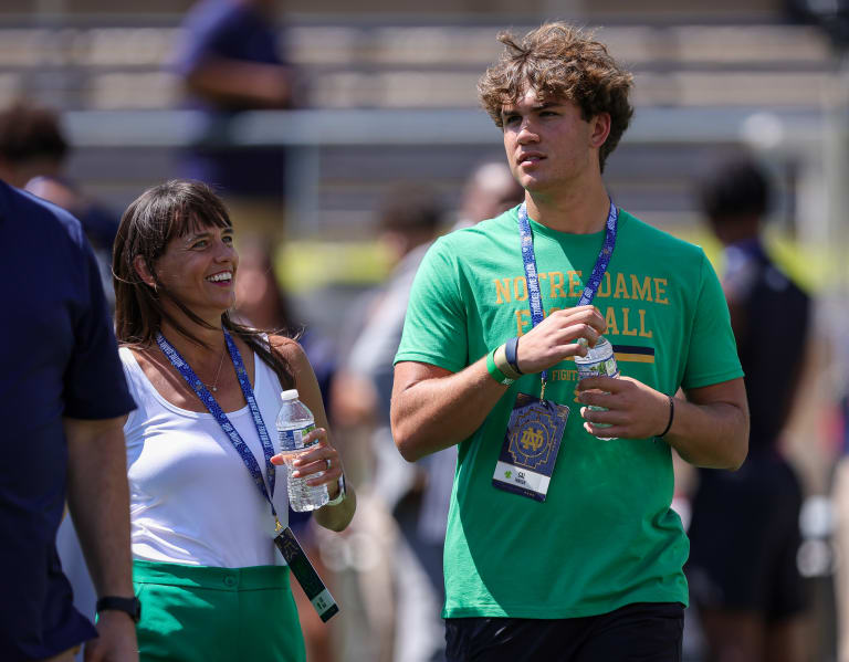 Notre Dame 2025 DE Prospect Cal Thrush Recaps Visit, Meeting Coaching