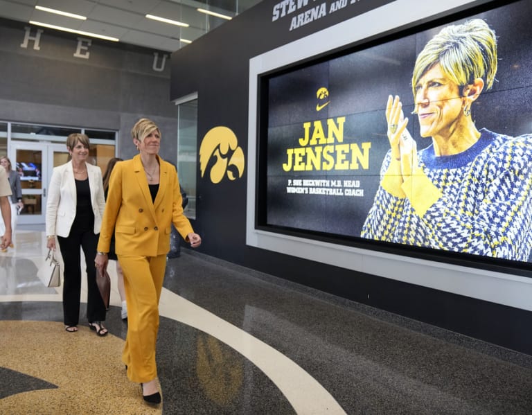 Jan Jensen Introduced as Iowa Head Coach: 