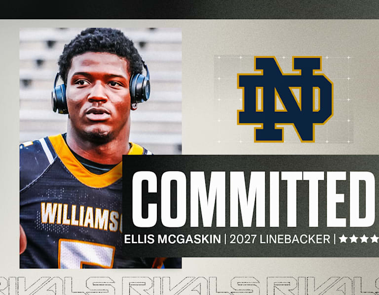 Rivals100 LB Ellis McGaskin commits to Notre Dame football&#39;s 2027 class