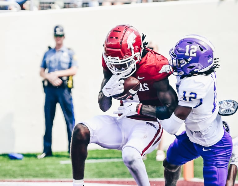 Sam Pittman on Arkansas Razorbacks wide receivers 'Those guys catch