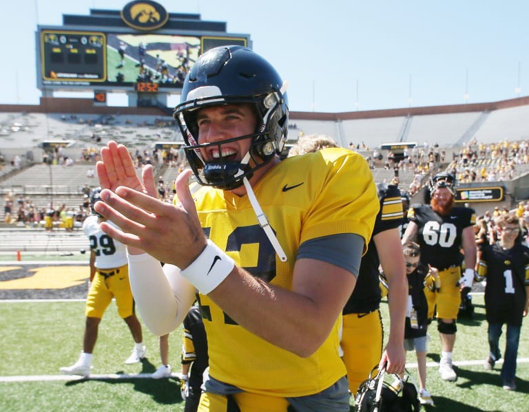 Go Iowa Awesome  –  Iowa Quarterback Cade McNamara Will “Hopefully Be Back Next Week”