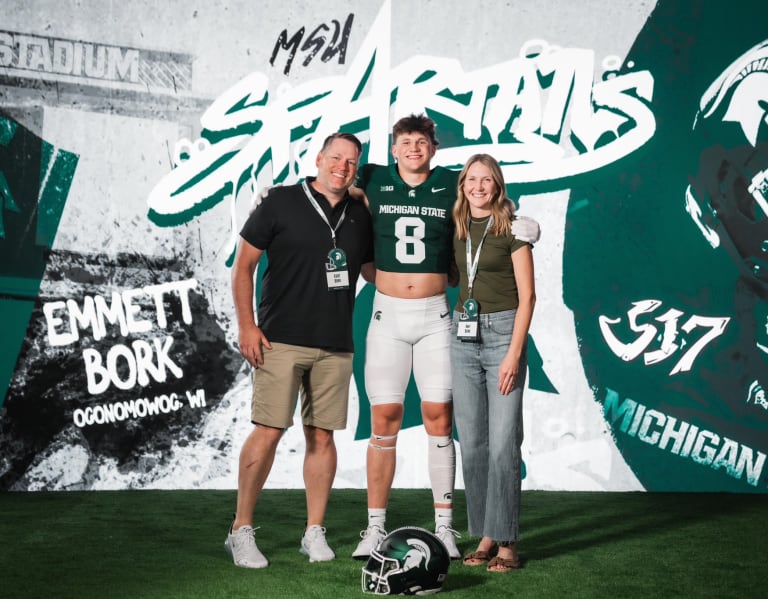 MSU 2025 TE commit Emmett Bork recaps official visit, 'happy' with