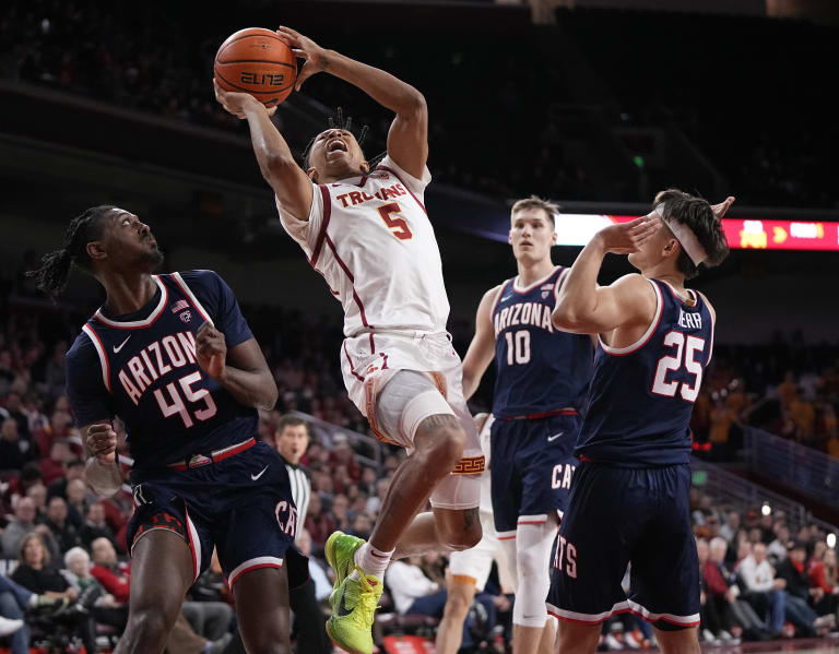 Boogie Ellis' 35 points not enough as USC falls to No. 8 Arizona ...