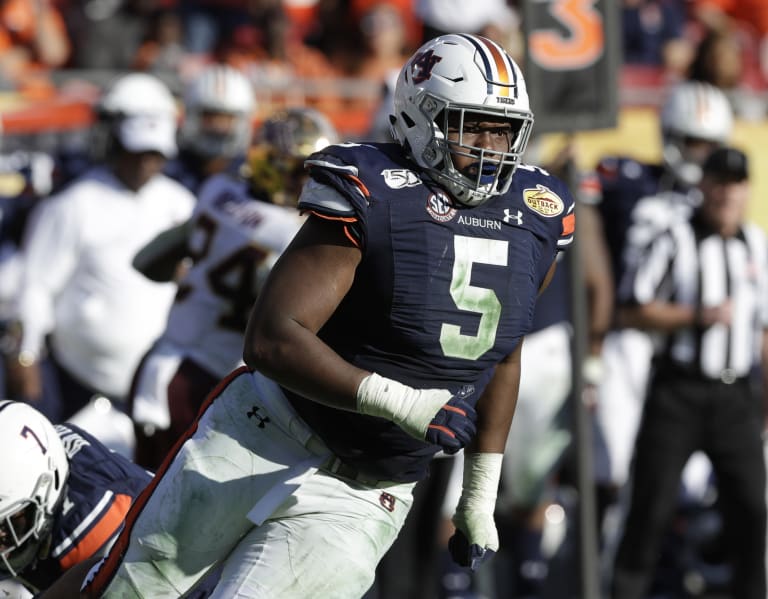 What did Auburn's Marlon Davidson say at the NFL Scouting Combine?