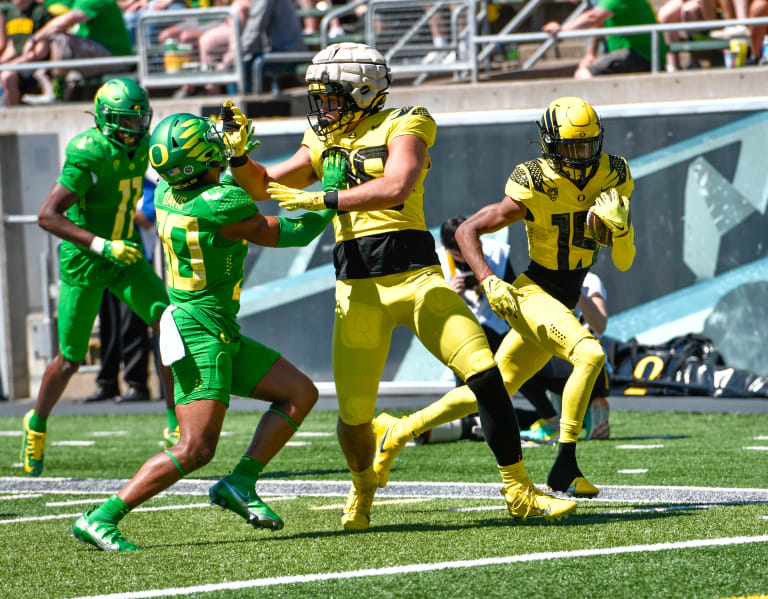 Breakout performances highlight Oregon's 2023 spring game